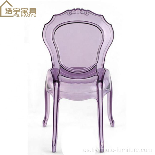 Buen precio Silla de boda Ghost Clear Resin Silla